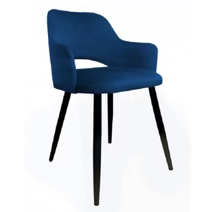 Granatowe Krzesło welurowe MILANO / Magic Velvet 2216 - Krzesła - miniaturka - grafika 1