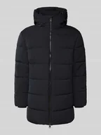 Kurtki męskie - Płaszcz pikowany z kapturem - miniaturka - grafika 1