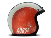 Kaski motocyklowe - DMD Męski kask motocyklowy Jet-Vintage, wielokolorowy, rozmiar M - miniaturka - grafika 1