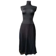 Spódnice - Marks&Spencer Spódnica Długa Maxi Stylowa Wygodna Elegancka Czarna 44 - miniaturka - grafika 1