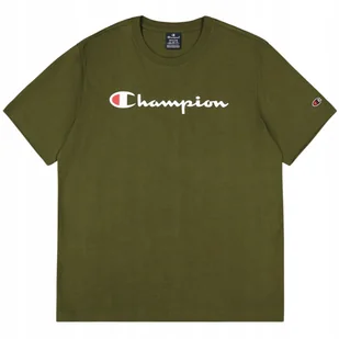 Koszulka męska Champion SS Tee oliwkowa 220256 GS573 S - Koszulki męskie - miniaturka - grafika 1