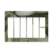 Planery - Tygodniowy planer biurkowy PaperDesk A4, 120 g/m2 - Growth - miniaturka - grafika 1