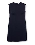 Sukienki - Tommy Hilfiger Damska sukienka midi z krótkim rękawem CRV Fit & Flare, Pustynne niebo, 54 - miniaturka - grafika 1