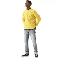 Bluzy męskie - Garcia Bluza męska, jasnożółta, XXL - miniaturka - grafika 1