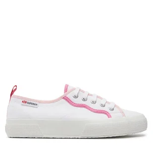 Sneakersy Superga Curly Bindings 2750 S8138NW Biały - Sneakersy damskie - miniaturka - grafika 1