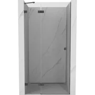 Ścianki i drzwi prysznicowe - Mexen Lunar drzwi prysznicowe uchylne lewe 120 cm, transparent, gun gray szczotkowany - 834-120-000-66-00-L - miniaturka - grafika 1