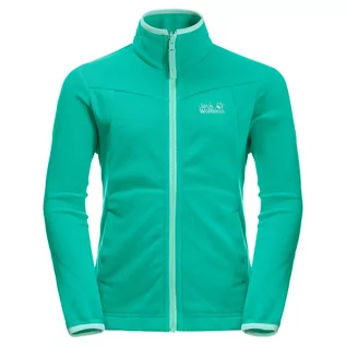 Bluzy dla dziewczynek - Polar dziecięcy SANDPIPER JACKET K deep mint - grafika 1