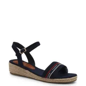 Buty dla dziewczynek - Tommy Hilfiger Sandały ROPE WEDGE - miniaturka - grafika 1