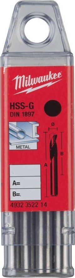 Milwaukee Wiertło Wiertło do metalu krótkie 4,2/22/55 mm 10 szt.