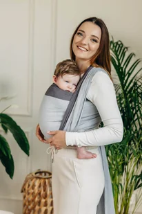 Chust tkana LennyLamb - Cool Grey-5 (4.2 m.) - Chusty do noszenia dzieci - miniaturka - grafika 1