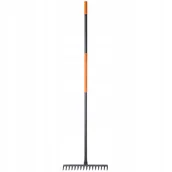 Grabie i motyki - Grabie metalowe Kisa 154 x 42 cm, czarne - miniaturka - grafika 1