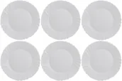 Talerze - Talerze Deserowe Ebro Bormioli 6X 20 Cm Białe - miniaturka - grafika 1