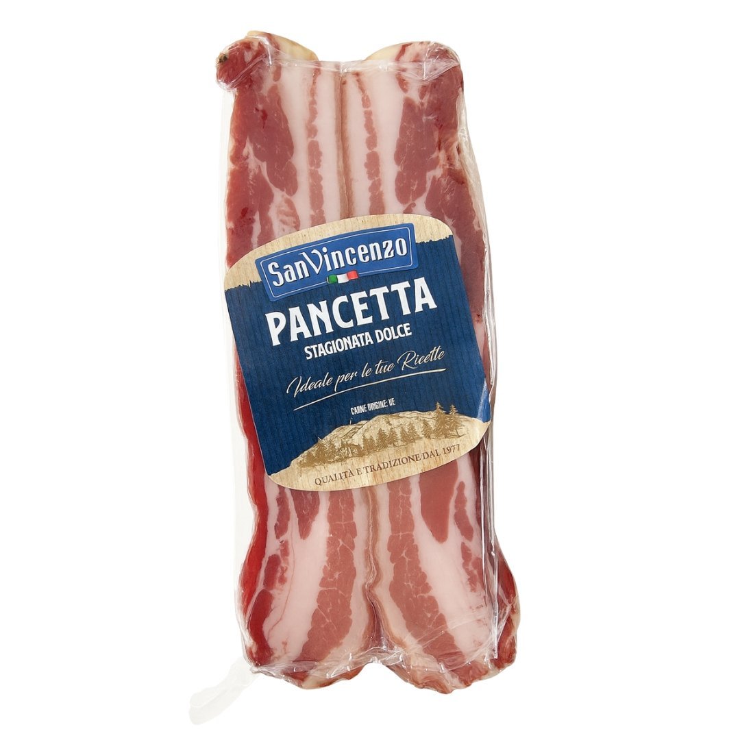 Boczek Pancetta Stagionata Dolce Fette Włoski 170g - San Vincenzo