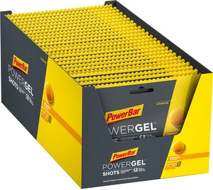 Powerbar PowerGel Shots Box 24 x 60g, Orange 2021 Żele i smoothie 12450691 - Produkty energetyczne i izotoniki - miniaturka - grafika 1