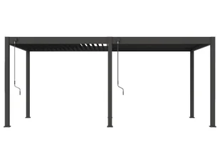 Pergoline Aluminiowe zadaszenie tarasowe Superior (Antracytowy, 3,6x5,3 m) - Garaże i wiaty Pergoline Aluminiowe zadaszenie tarasowe Superior (Antracytowy, 3,6x5,3 m) - Garaże i wiaty - miniaturka - grafika 1
