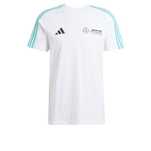 adidas Mężczyźni MERCEDES - AMG PETRONAS FORMULA ONE TEAM DNA TEE MEN, white/black, XXL