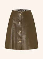 Spódnice - Riani Spódnica Skórzana braun - miniaturka - grafika 1