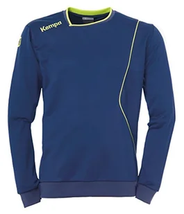 Kempa Kempa Męska koszulka CURVE TRAINING TOP Shirt, deep niebieski/fluo żółty, XXL 200508809 - Koszulki i topy damskie - miniaturka - grafika 1