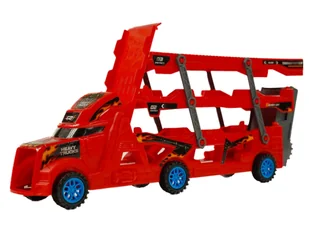 Samochód laweta transporter ciężarówka autka Wyrzutnia - Tory, garaże, parkingi - miniaturka - grafika 5