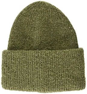 PIECES Damski PCPYRON Hood NOOS BC czapka z dzianiny, Deep Lichen Green/Detail:Gold Lurex, ONE Size - Czapki damskie - miniaturka - grafika 1
