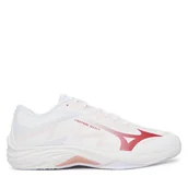 Buty sportowe damskie - Buty halowe Mizuno Lightning Select V1GC2670 73 Biały - miniaturka - grafika 1