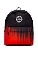 Plecaki - hype Czerwony i czarny plecak z efektem blaknięcia, Czerwony, Jeden rozmiar, Casual - miniaturka - grafika 1