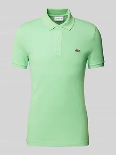 Koszulka polo o kroju slim fit z naszywką z logo model ‘PIQUE’ - Koszulki męskie - miniaturka - grafika 1