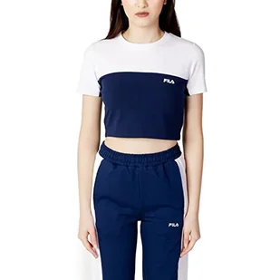 FILA Damska koszulka BARDOLINO Medieval Blue-Bright White, XL, Medieval Blue-Bright White, XL - Koszulki i topy damskie - miniaturka - grafika 1