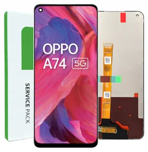 ORYGINAŁ WYŚWIETLACZ EKRAN LCD DO OPPO A74 5G - Części serwisowe do telefonów - miniaturka - grafika 1