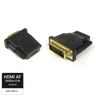 Qoltec Przejściówka HDMI AF / DVI (24+1) M 50514 - Adaptery i przejściówki - miniaturka - grafika 2