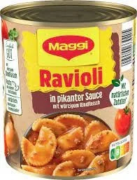Maggi Ravioli Pikanter Sauce 800 g z Niemiec - Szybkie dania obiadowe - miniaturka - grafika 1