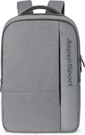 Plecaki - Plecak damski i męski AspenSport czas wolny/szkoła/sport/praca 24 litry jasnoszary - miniaturka - grafika 1