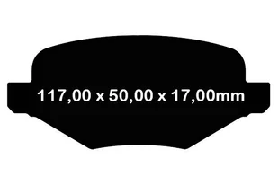 Tylne klocki GreenStuff + tarcze hamulcowe 330mm EBC seria Premium Lincoln MKS 2009-2012 - Tarcze hamulcowe - miniaturka - grafika 10