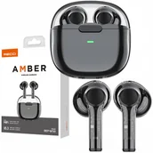 Słuchawki - Recci Amber REP-W50 Czarny - miniaturka - grafika 1