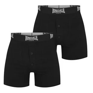 2x Bokserki czarne LONSDALE męskie w pudełku, Rozmiar XL - Majtki męskie - miniaturka - grafika 1