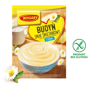 Winiary WIN.BUDYŃ ŚMIETANKOWY Z CUKREM 60G 55101232 - Budyń - miniaturka - grafika 1