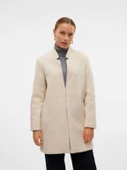 Kurtki damskie - Vero Moda Płaszcz "Katrine" w kolorze beżowym - miniaturka - grafika 1