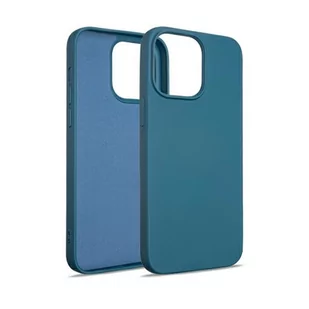 Beline Etui Silicone iPhone 15 Pro Max 6,7" niebieski/blue - Etui i futerały do telefonów - miniaturka - grafika 1
