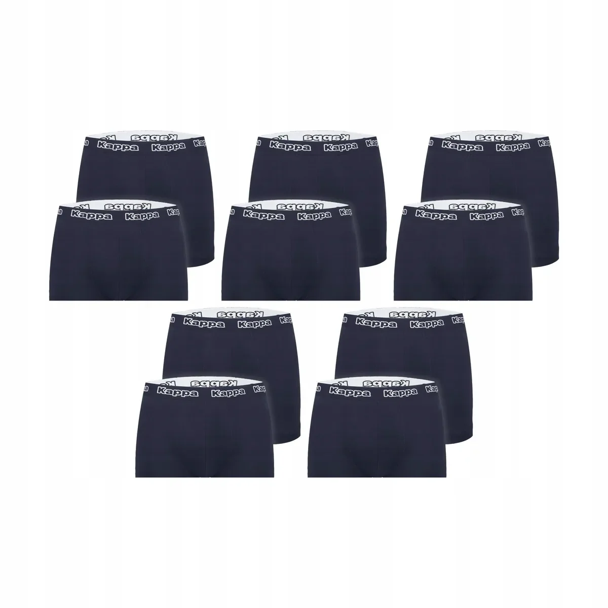 5-PAK Bokserki bawełniane Kappa K1211 2-pack granatowe z długą nogawką M