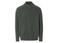 Swetry męskie - esmara Men Kardigan męski ze stójką (Zielony, XL (56/58)) - miniaturka - grafika 1