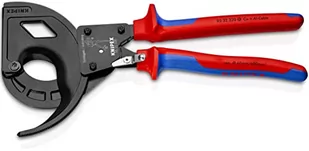 Knipex Nożyce do kabli i lin stalowych z trójstopniowym mechanizmem zapadkowym ( (95 32 320) - Kombinerki i obcęgi - miniaturka - grafika 1