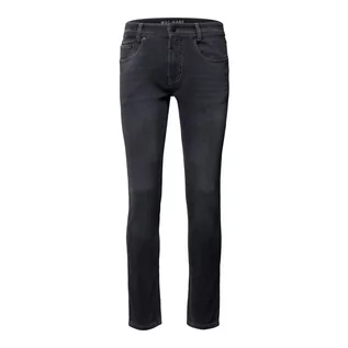 Spodnie męskie - Jeansy o kroju regular fit z dzianiny dresowej stylizowanej na denim model Jog'n Jeans - MAC - grafika 1