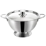 Wyposażenie lokali gastronomicznych - Miska na zupę z pokrywką, stal nierdzewna, średnica 26 cm - miniaturka - grafika 1