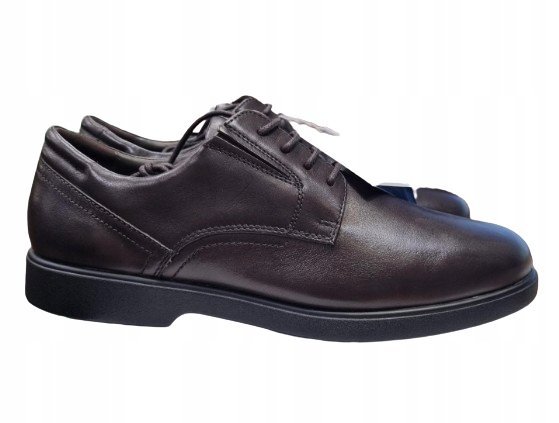 GEOX PÓŁBUTY MĘSKIE BRĄZOWE SKÓRZANE 40 ŻTK