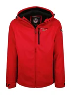 Odzież trekkingowa męska - ANAPURNA Kurtka polarowa "Takitana" w kolorze czerwonym - miniaturka - grafika 1