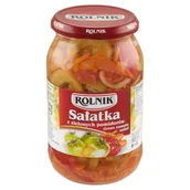 Owoce w puszkach i słoikach - ROLNIK Sałatka z zielonych pomidorów 900 ml - miniaturka - grafika 1