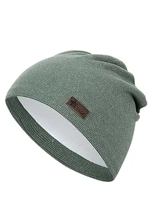 Sterntaler Chłopięca czapka beanie w paski, zielony, 53 - Czapki damskie - miniaturka - grafika 1