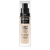 Podkłady do twarzy - NYX Cant Stop Wont Stop Foundation LIGHT PORCELAIN - miniaturka - grafika 1