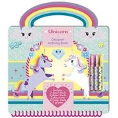 Szkolne artykuły papiernicze - Totum Zestaw kreatywny Designer Activity Book Jednorożce - miniaturka - grafika 1
