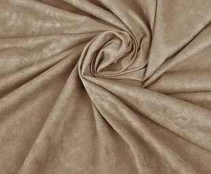 Mikrofaza Tkanina Obiciowa Zamsz Welur Materriał Meble Ciemny Beż 0,5 Mb - Pasmanteria - miniaturka - grafika 1